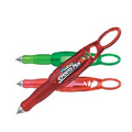 Translucent Folding Carabiner Ballpoint Pen,with digital full color process